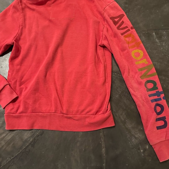 Red Aviation Nation Hoodie size xs - Picture 4 of 5